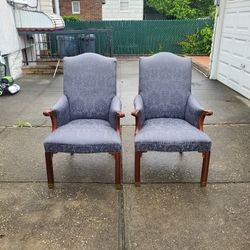 2 Antique Bernhardt Armchairs 