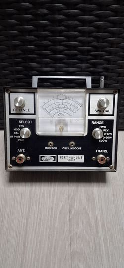 Vintage Courier Port-A-Lab 500D CB / Ham Radio Transceiver Tester - Classic Bench Gear