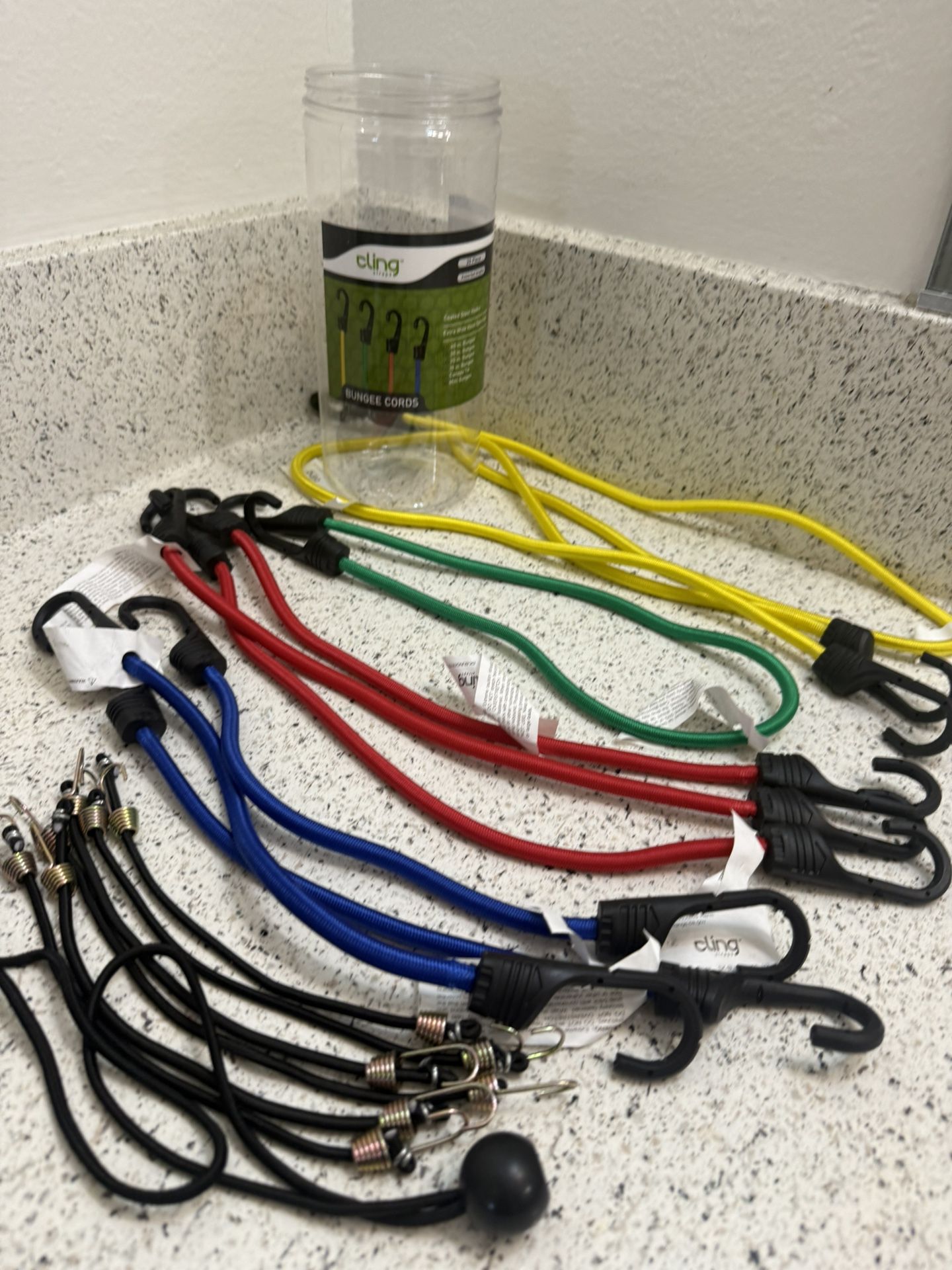 17-ct Assorted Bungee Cords