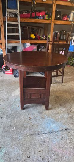 Wood Table with Leaf