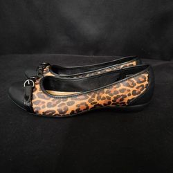 Tiger Print Time & True Flats (Size 8)