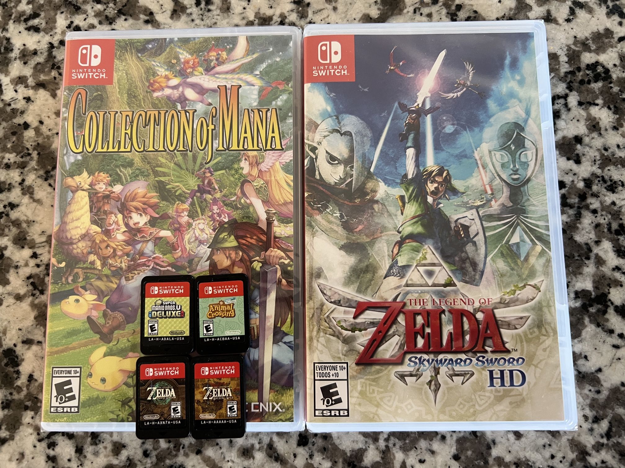 Nintendo Switch Zelda Super Mario Bros Deluxe Animal Crossing Collection Of Mana