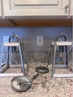 Farmhouse pendant light set of 2