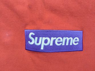 Supreme red online purple box logo