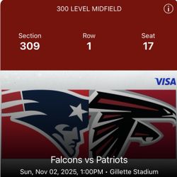 Patriots Falcons NFL Tickets