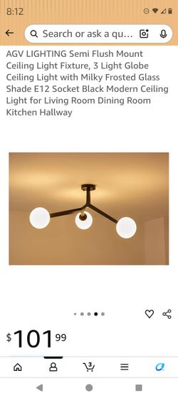 AGV LIGHTING Semi Flush Mount