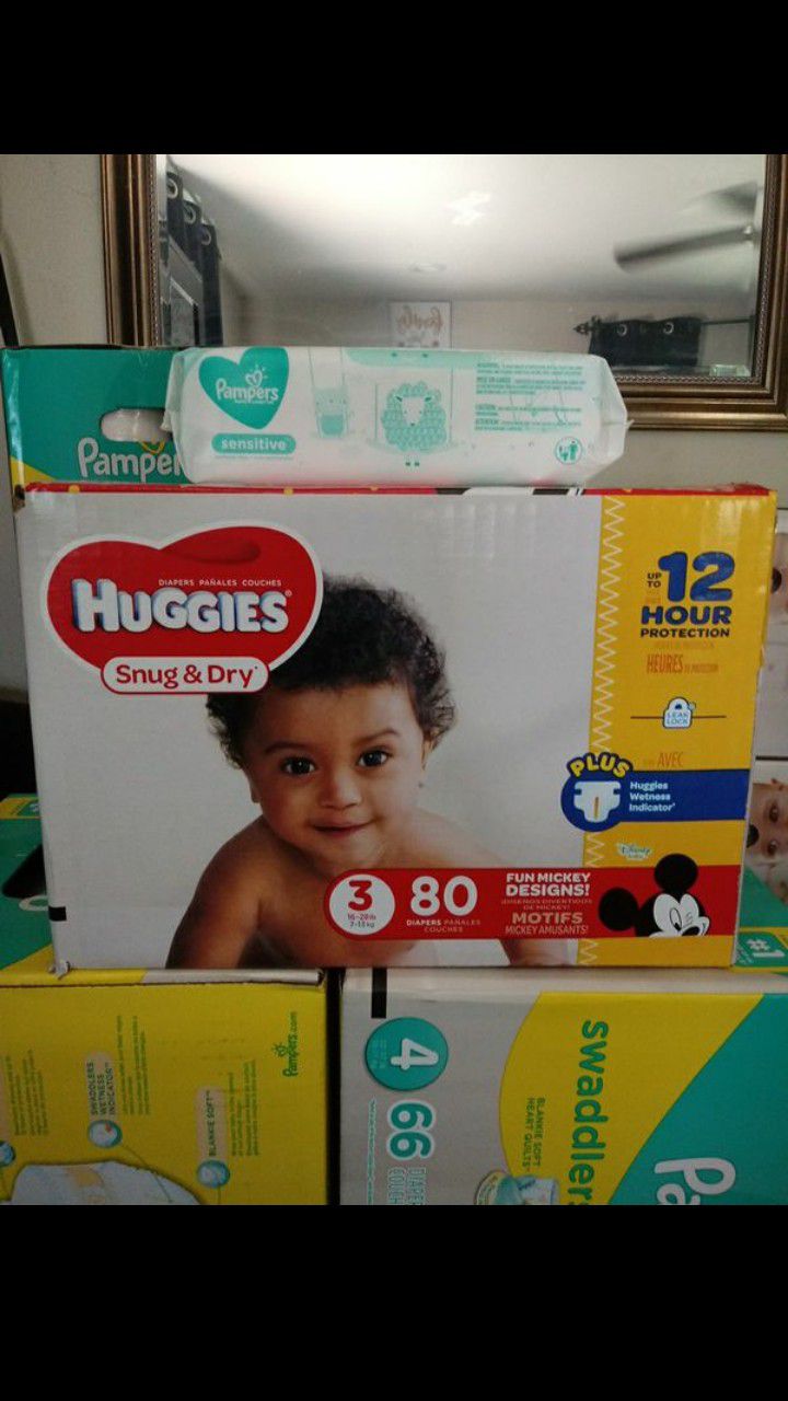 Huggies Snug & Dry Size 3!!READ THE ADDDD❤👶❤