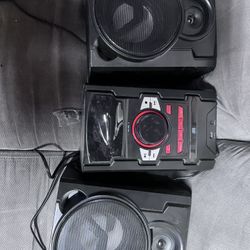 Onn 100w CD/Bluetooth Speaker Setup