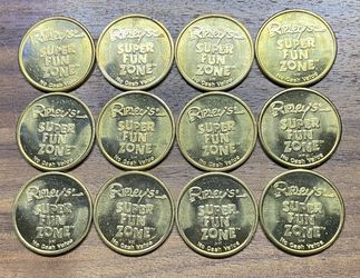 3 Ripleys Super Fun Zone Game Tokens