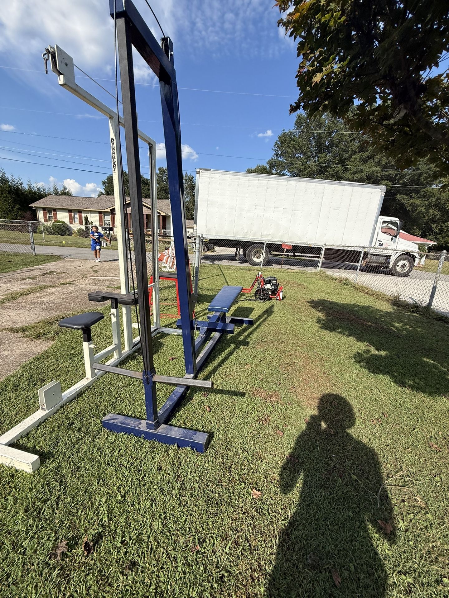 Weight Loaded Row Machine