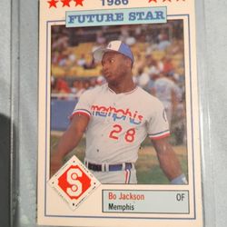 1986 Future Star Bo Jackson Card