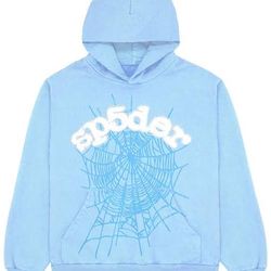 Sp5der Web Hoodie 'Sky Blue'