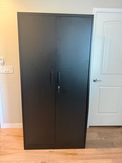 Two Letaya Metal Storage Cabinets – $80 for Both