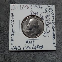 🇺🇸" G.W. Quarter."(Dual Date="D") Wt:5.58.( W./Multiple Errors.)