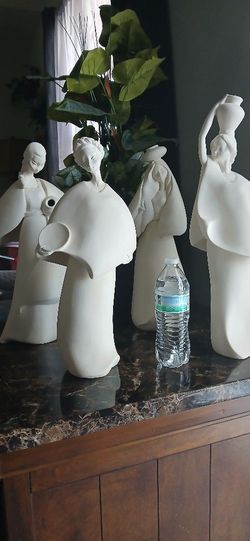 Set Of Four Ceramic Sculptures