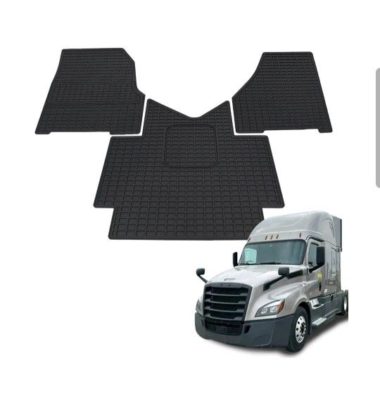 Floor Mats fit for Freightliner Cascadia 2018-2023 | Heavy Duty Truck Floor R...