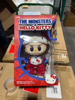 POP MART The Monsters x Hello Kitty Vinyl Plush Doll New In Box
