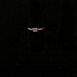 14k Engagement Ring With Diamonds 39373-1