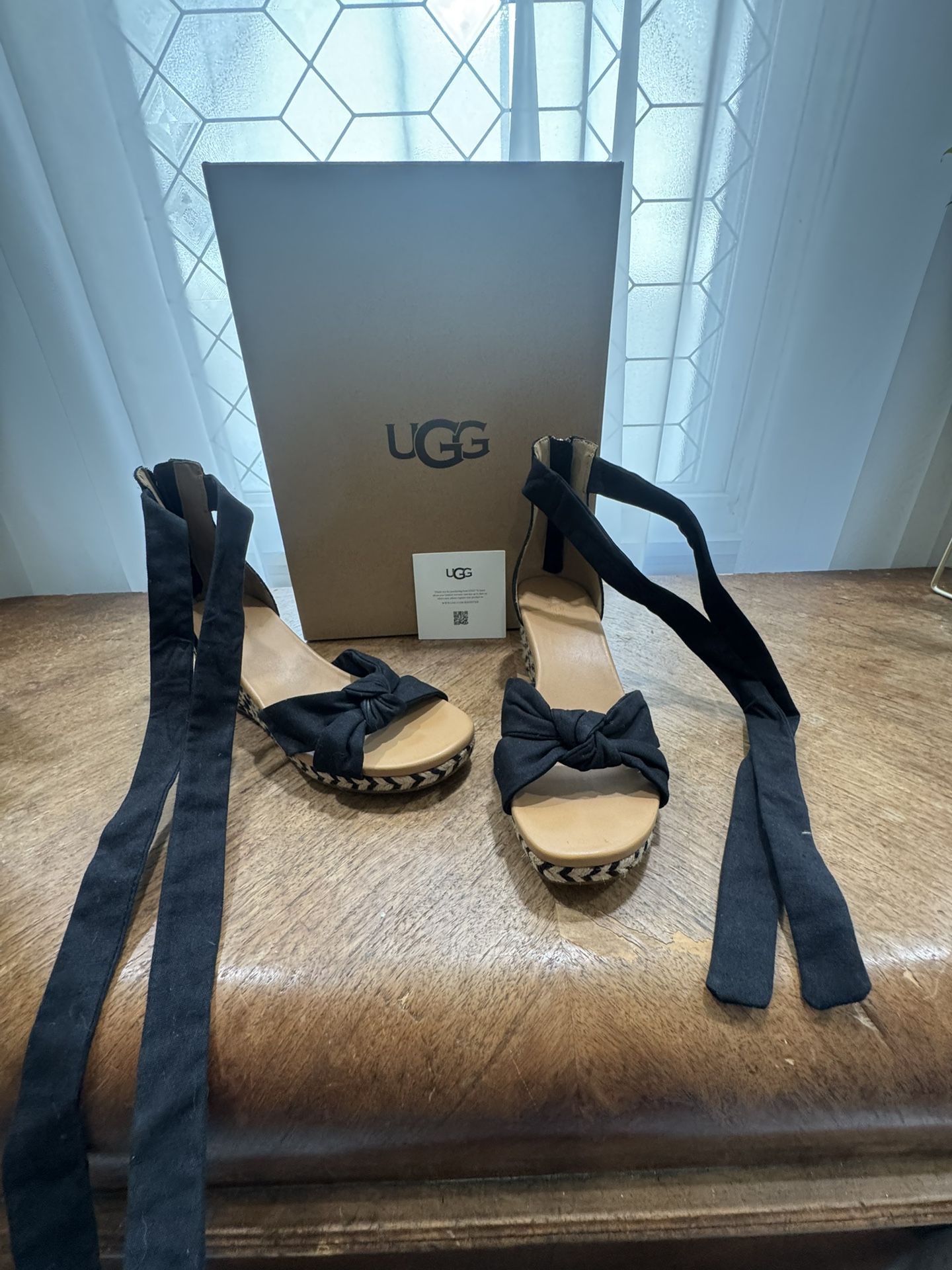 Size 7.5 UGG Wedge Sandals Women’s Shoes Heels