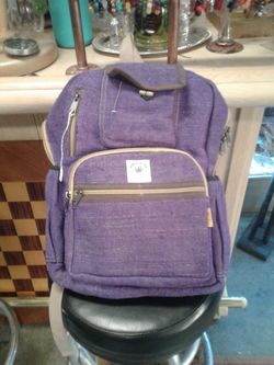 NEW PURPLE HEMP BACKPACK......100% HEMP!;)