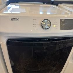 Maytag 7.3 Cu. Ft. White Front Load Gas Dryer