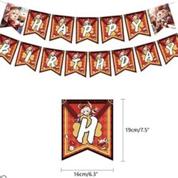 Genshin Impact Birthday Party Banner & Balloon