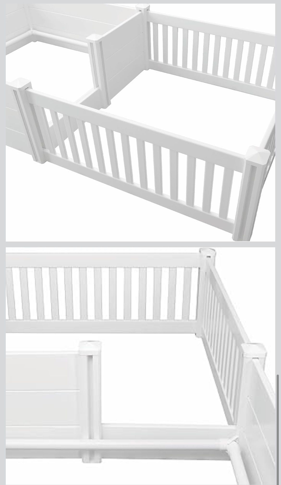 assembled new Large 2 Room Whelping Box 19 in. High Safety Rail Perfect for Large Breed Dogs 9
