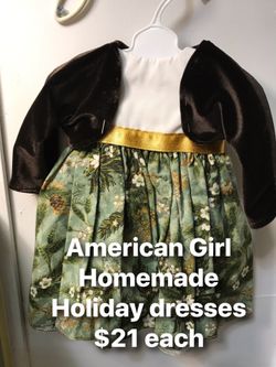American girl holiday dress with jacket