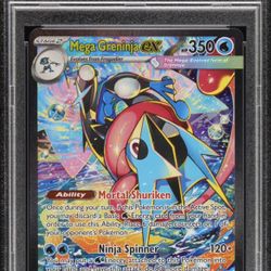 PSA 10 MEGA GRENINJA SIR chaos Rising 