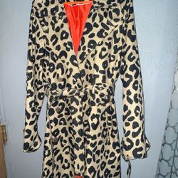 Long Leopard Jacket 