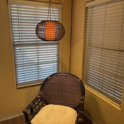 Chair And Hanging Lamp