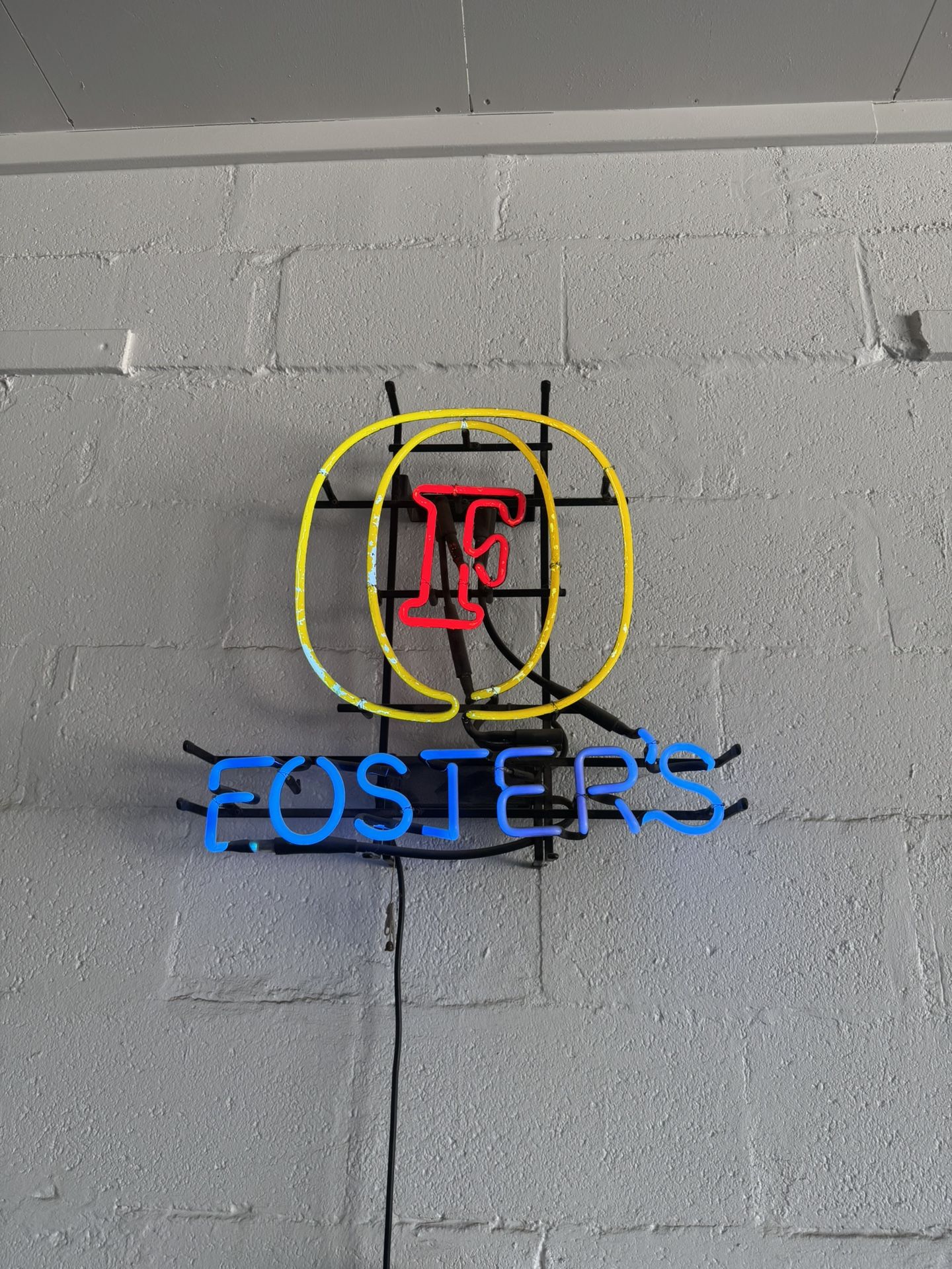 Fosters Neon Sign $100