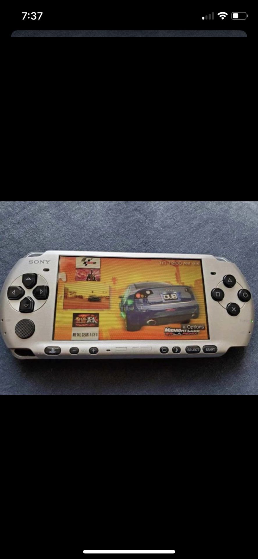 PSP with over 2000 games