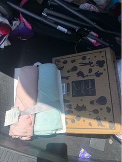 Baby towels and hangers