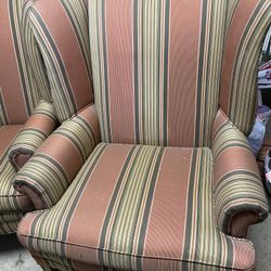 2 Matching Wingback Chairs