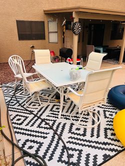 🌴 Outdoor Patio Dining Set — Table + 4 Chairs — $80!