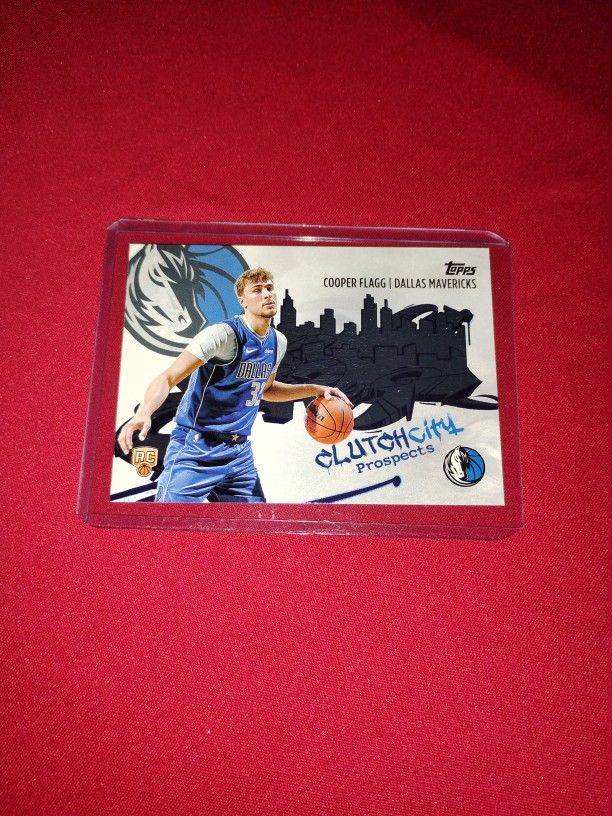Cooper Flagg Clutch City Prospects Rookie Basketball Card 2025 Topps CC-1 Perfect