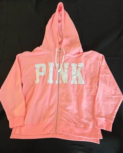 Women's PINK Victoria's Secret Zip-Up Hoodie Medium – New with Tags