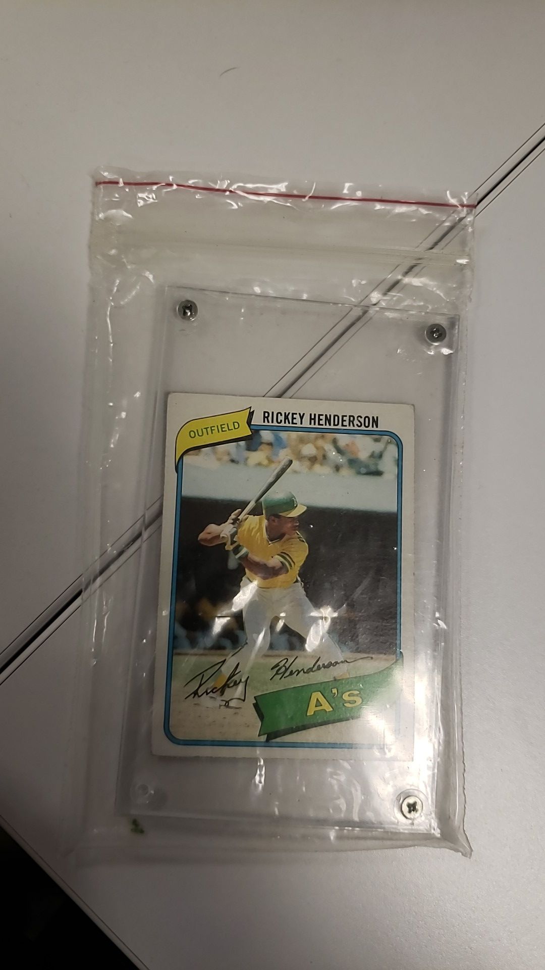 Rickey Henderson Rookie Card for Sale in Burleson, TX - OfferUp