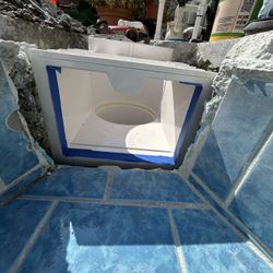 Pool Plaster And Skimmer 