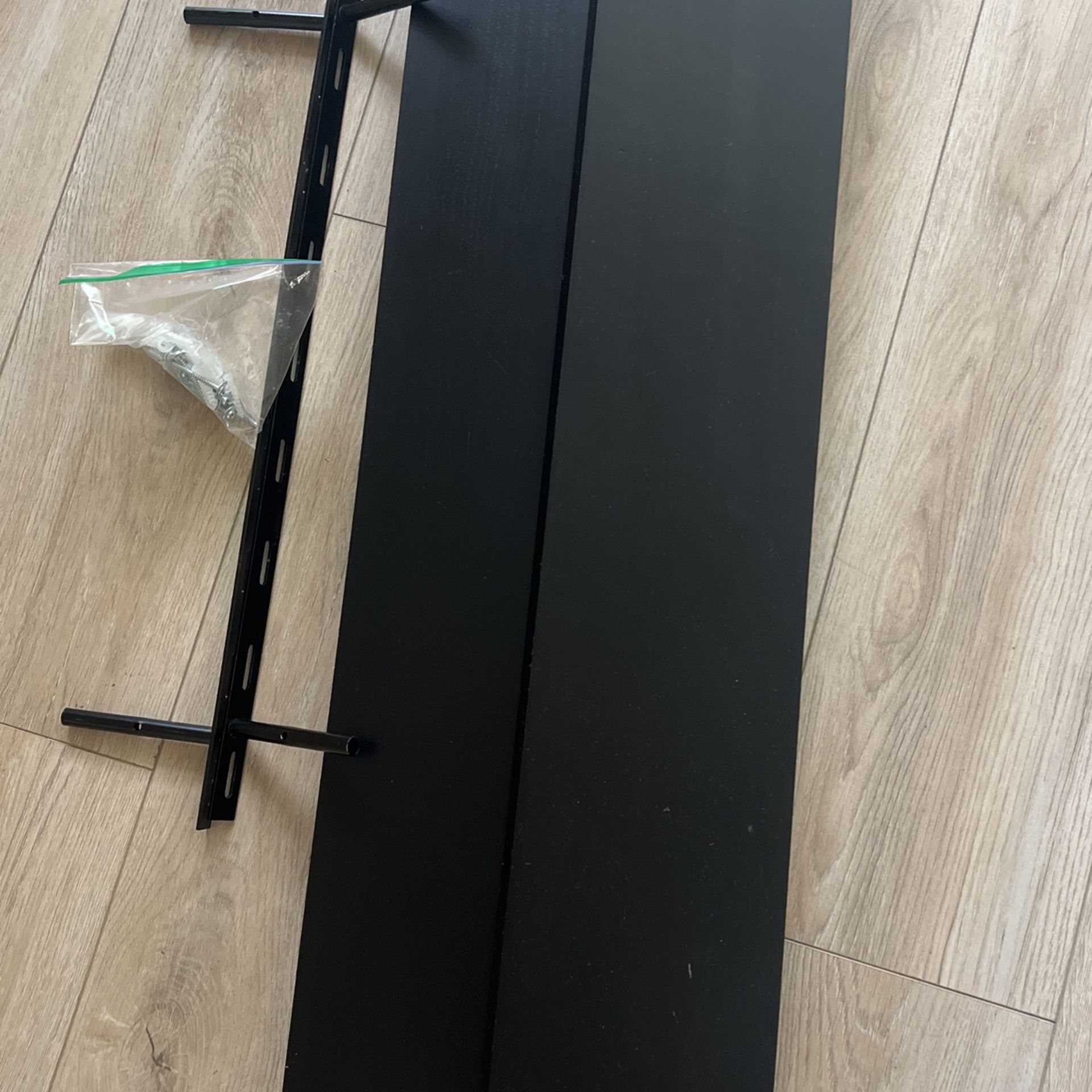 Black Floating Shelves