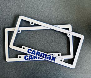 License plate Plastic Frames ( Carmax )