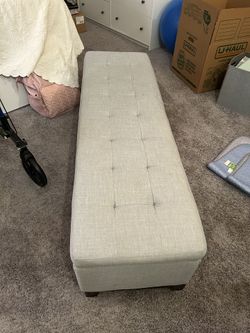 Storage Bench | Light Blue Huge Storage 