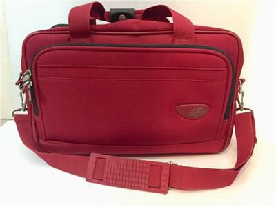 SKYWAY Carry-on Red Canvas Shoulder Strap Travel Bag Duffel 18 x 9 x 10 Light