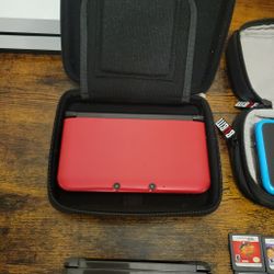 Red 3ds XL modded