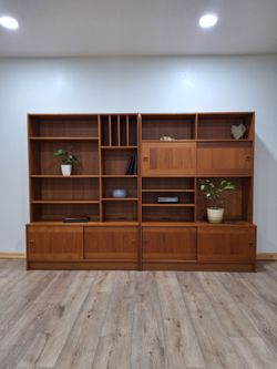 1960's Bookcases set of 2 by Domino Møbler