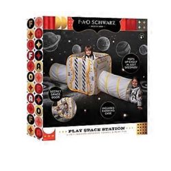 FAO Schwarz Aventure Tent Play Space Station Indoor Toy Kids Pop Up New In Box