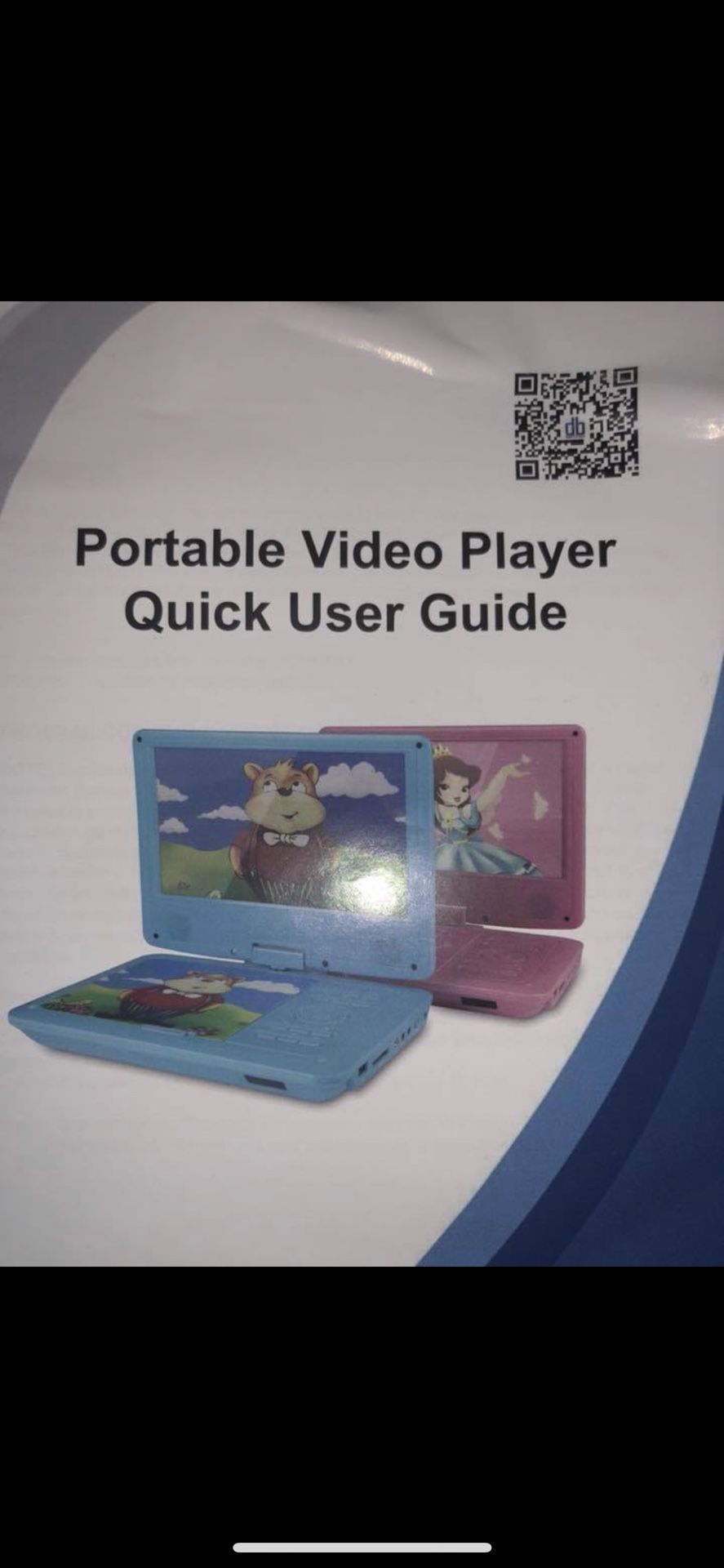 Portable Pink DVD Player