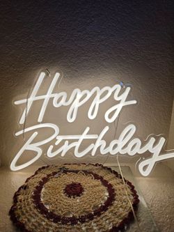 Lg Happy birthday  sign