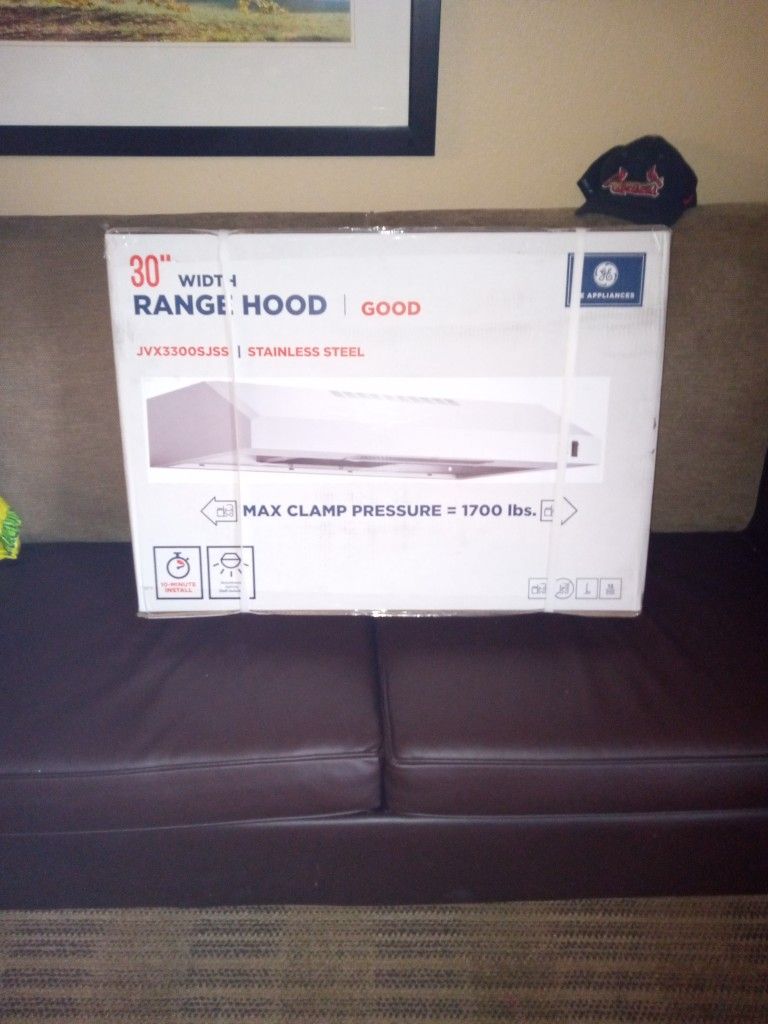 30" Width Range Hood By GE Appliances 